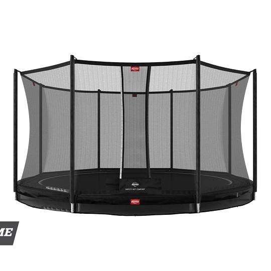 BERG Favorit InGround 430 Black + Safety Net Comfort
