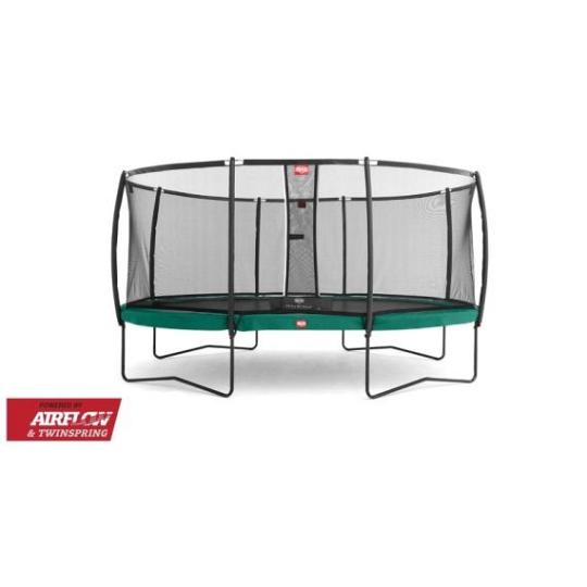 BERG Grand Champion InGround 520 Groen + Safety Net Deluxe