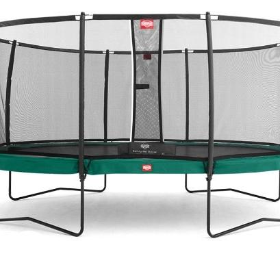 BERG Grand Champion InGround 470 Groen + Safety Net Deluxe