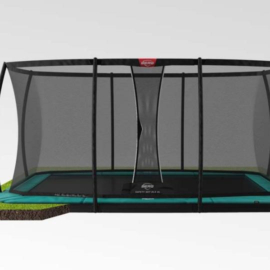 BERG Ultim Champion FlatGround 410 Green + Safety Net DLX XL