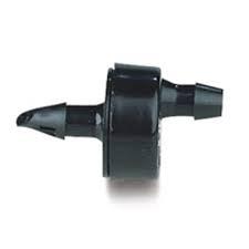 Rain Bird Insteek druppelaar kunststof 4/7 mm insteek x barbed 4ltr/h zwart type XBCV10PC met terugslagklep