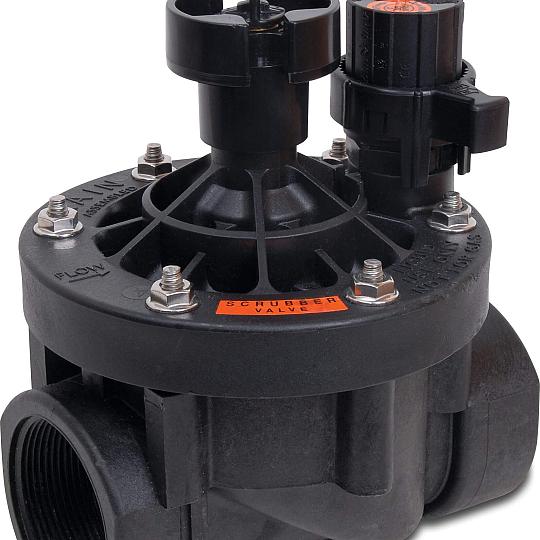 Rain Bird Magneetventiel glasvezel versterkt nylon 1 1/2" binnendraad 13.8bar 24VAC zwart type PESB