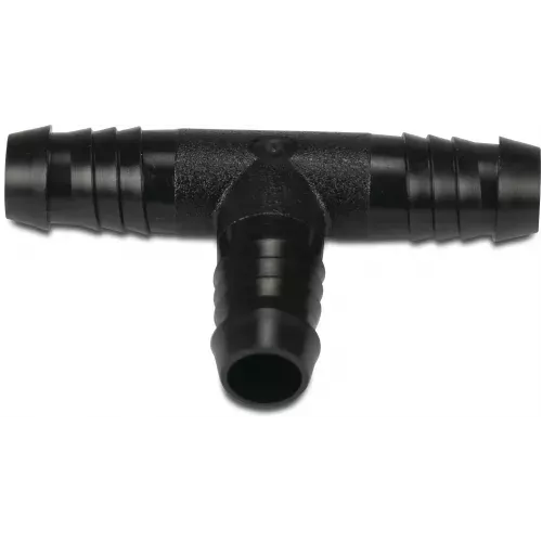 Rain Bird T-stuk 90 PP 6 mm barbed 3,5bar zwart