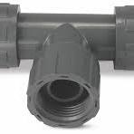 Rain Bird Verdeelstuk PVC 1" binnendraad x wartel binnendraad x buitendraad 10bar grijs type RB1201-310