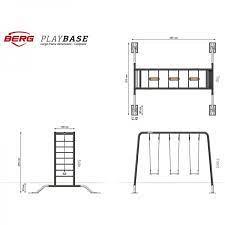BERG PlayBase Top frame Medium