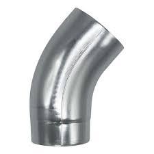 Bocht zink 80mm. 40 gr.