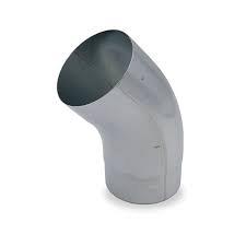 Bocht zink 80mm. verjongd 40 gr.