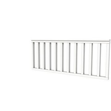 Vuren hekwerk type A 178,5 x 73 cm, wit gespoten.
