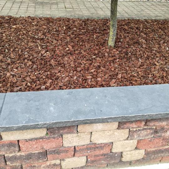 AFDEKPLAAT BLUE MOON ROCKFACE 100X25X4CM