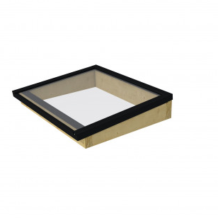 Lichtstraat maat 120x100, zwart gecoat frame, frame basis in vurenhout, antraciet gespoten.