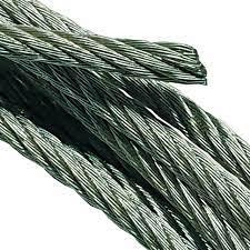 Draad, rvs/inox316 getwijnd draad, 7*19 2,0mm 200 mtr