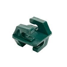 Klikisolatoren, groen, voor palen met een ø 7 mm
