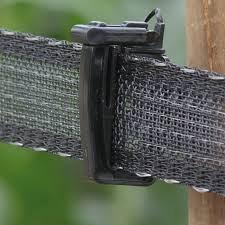 Lint, zwart versterkt, 400 mtr 40 mm, 0,50 mm PE + 16*0,20 RVS/INOX + 2*0,30 Cu