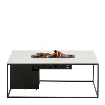 Cosidesign Line black frame / white marble look top