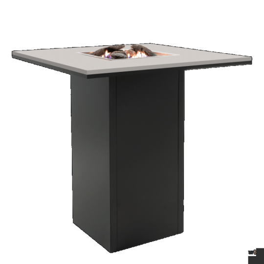 Cosiloft 100 bar table black frame / grey top