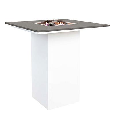 Cosiloft 100 bar table white frame / grey top