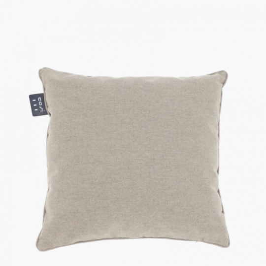 Cosipillow Solid natural 50x50cmheating cushion with Sunbrella Heritage ash fabric