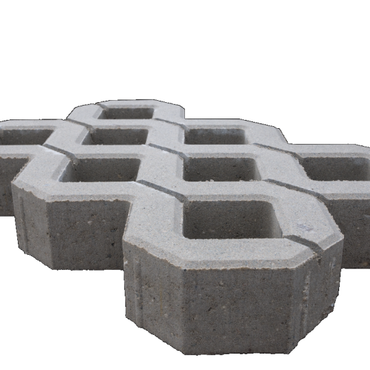GRASTEGEL BETON 40X60X10CM GRIJS