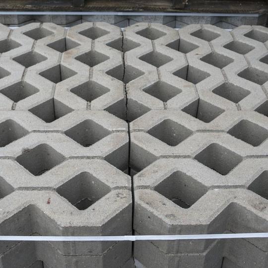 GRASTEGEL BETON 40X60X10CM GRIJS