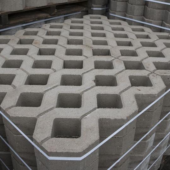 GRASTEGEL BETON 40X60X10CM GRIJS