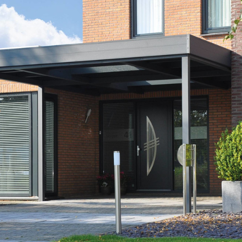 Flatroofcarport  Zonder overstek 320x400 (Ral**)