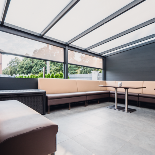 Verticaal zonwering/screen markise GD 100 (Ral****) 100x100 cm