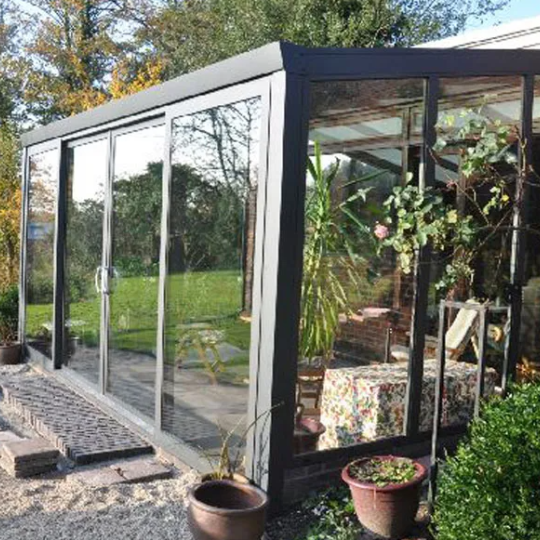 schuifpui 6-delig 700x210 cm, RAL**