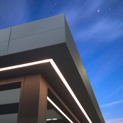 Led Set wit Flatroof  Version A 400x350