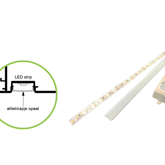 Led Set wit Flatroof  Version A 600x400