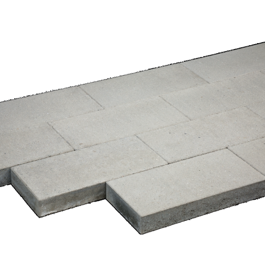 Tuintegel 20x40x5 cm Grijs met mini facet – klein formaat, grote mogelijkheden