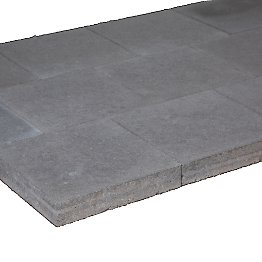 Tuintegel 30x30x5 cm Zwart met mini‑facet – compacte tegel voor een strak lijnenspel