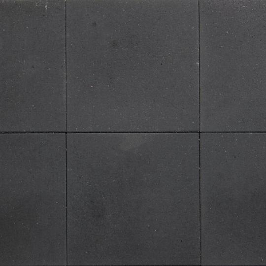 Tuintegel 40x40x5 cm Zwart met mini facet – moderne eenvoud in een krachtig formaat