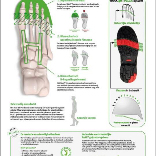 Baak Braxton S3 hoog zwart + kruipn. BOA 39