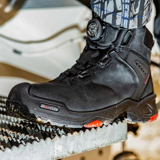 Baak Braxton S3 hoog zwart + kruipn. BOA 45