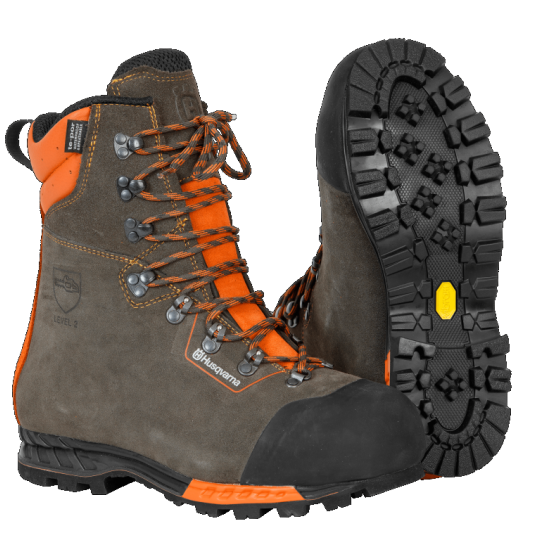 Protective leather boots with saw protection. Functional 24   mt 38