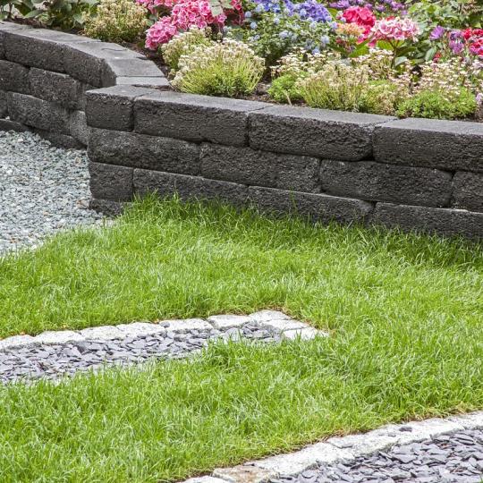 PILESTONE LINE COAL 40X15X10CM