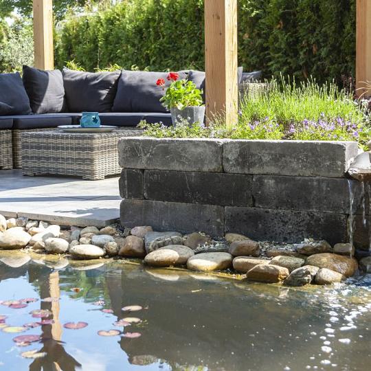 BLOCKSTONE BLACK 15X15X60CM *KP*