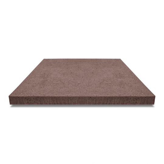 ArtiStone tegel zonder facet, gewapend  80x80x5 Roodbruin