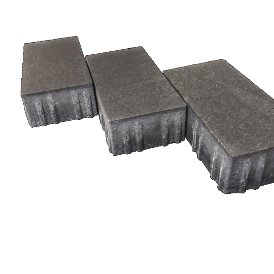 Smartton Aqua 30x15x8 cm Mount Everest Zwart – waterdoorlatende bestratingsteen voor een luxe en duu