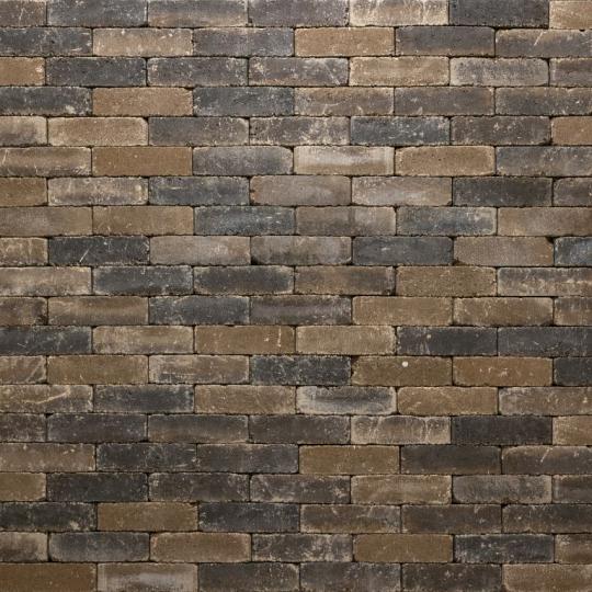 TUMBELTON EXTRA 20×5×7,3 cm Walnut — smalle trommelsteen met warme retro-charme