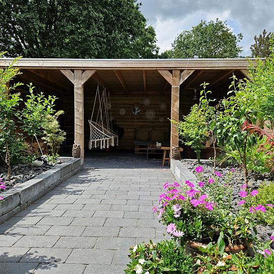 Stonique trommel 20x30x6 cm antraciet