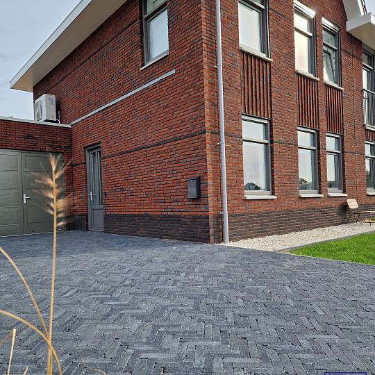 Stonique trommel waalformaat 7 cm antraciet