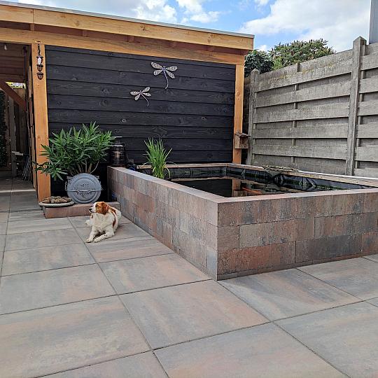 H2O comfort square 60x60x4 cm tricolore