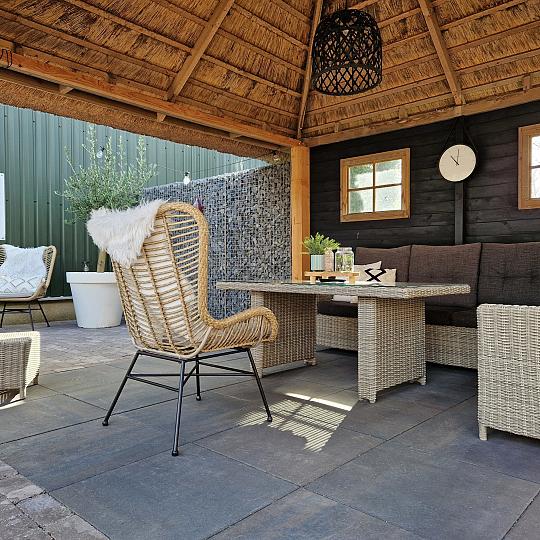 H2O comfort square 60x60x4 cm dark sepia