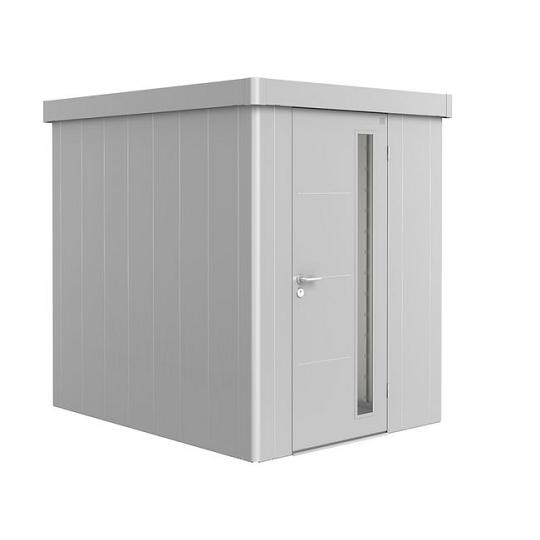 berging Neo 2A standaard deur, zilver metallic