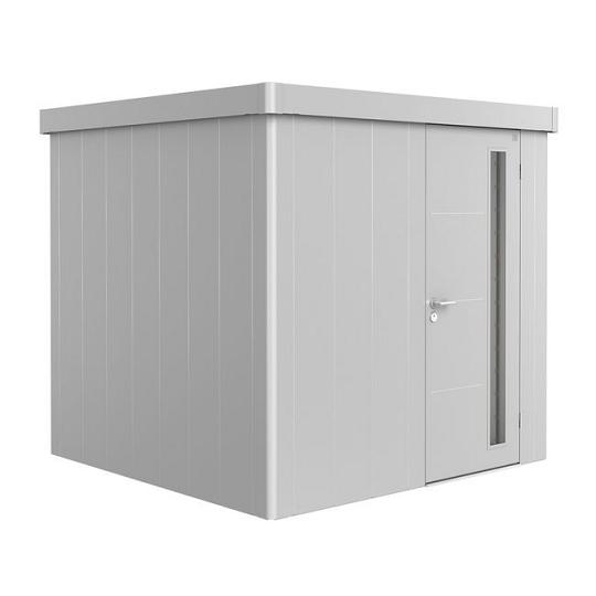 berging Neo 2B standaarddeur, zilver metallic