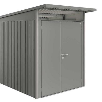 Berging AvantGarde Gr. A4 kwartsgrijs-metallic Dubbele Deur smal