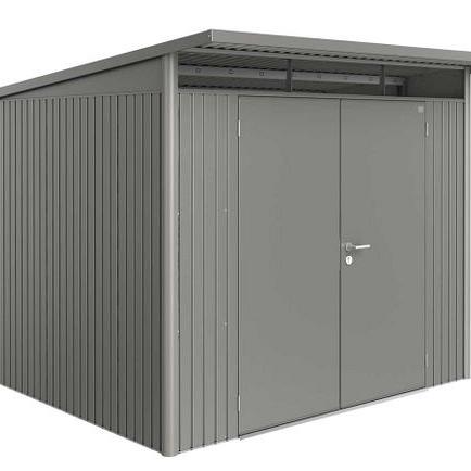 Berging AvantGarde Gr. A6 kwartsgrijs -metallic Dubbele Deur