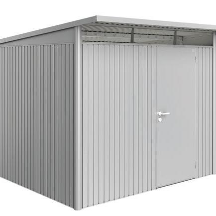 Berging AvantGarde Gr. A7 zilver -metallic met standaard deur