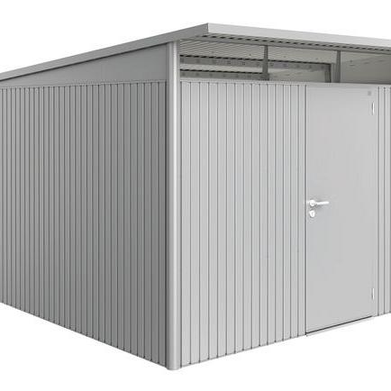 Berging AvantGarde Gr. A8 zilver -metallic met Standaard deur